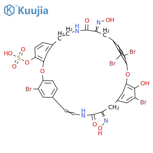 Bastadin 4; 16-Debromo, 15-O-sulfate structure
