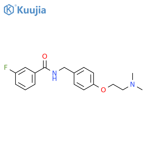 Benzamide, N-[[4-[2-(dimethylamino)ethoxy]phenyl]methyl]-3-fluoro- structure