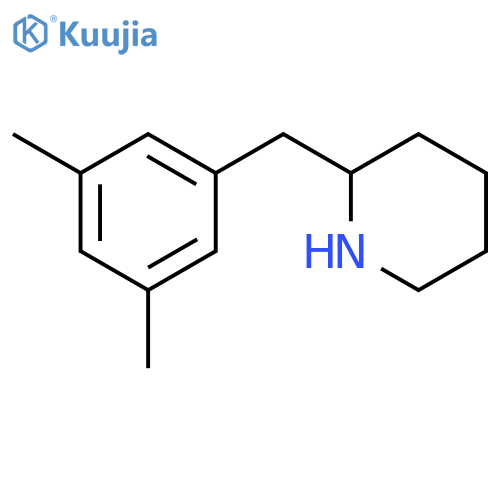 2-(3,5-dimethylphenyl)methylpiperidine structure