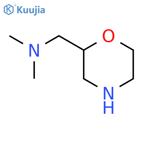 dimethyl(morpholin-2-ylmethyl)amine structure
