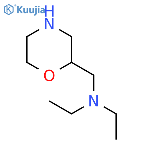 N-Ethyl-N-(morpholin-2-yl)methylethanamine structure