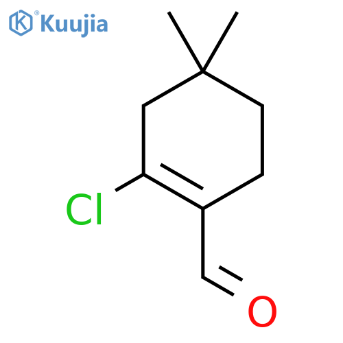 2-Chloro-4,4-dimethylcyclohex-1-enecarbaldehyde structure