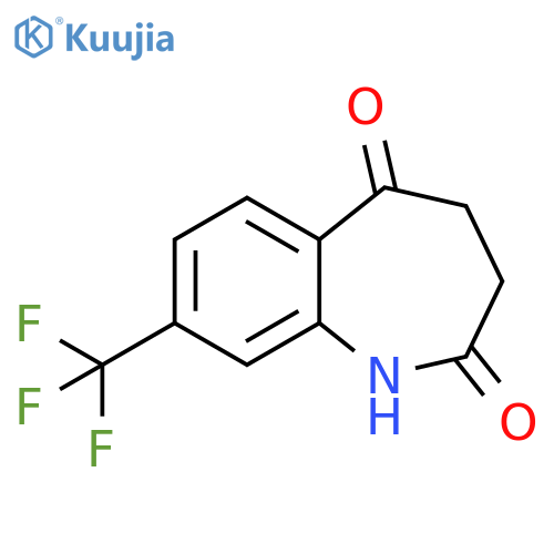 8-(trifluoromethyl)-3,4-dihydro-1H-1-benzazepine-2,5-dione structure
