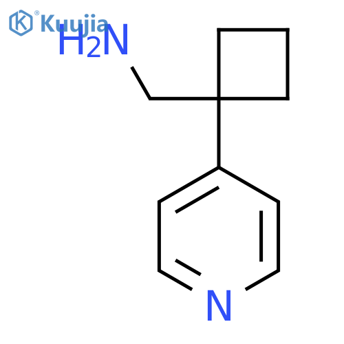 1-(pyridin-4-yl)cyclobutylmethanamine structure