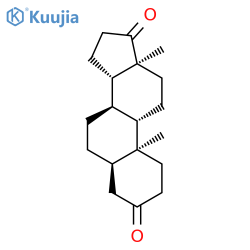 Androstane-3,17-dione,(5b)- structure