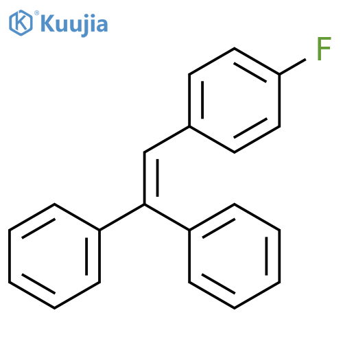 Benzene,1-(2,2-diphenylethenyl)-4-fluoro- structure