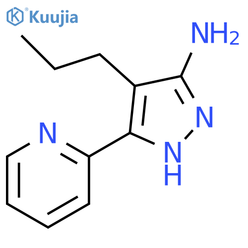 4-propyl-3-(pyridin-2-yl)-1H-pyrazol-5-amine structure
