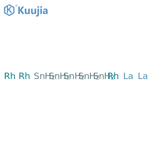 Lanthanum, compd. with rhodium and tin (2:3:5) structure