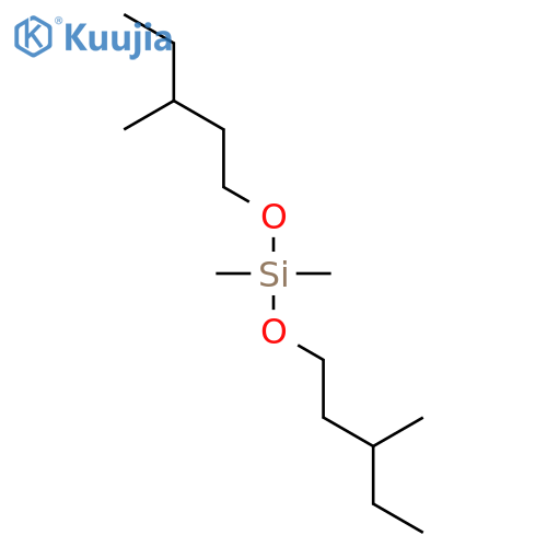 Silane, dimethylbis[(3-methylpentyl)oxy]- structure