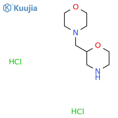 2-[(Morpholin-4-yl)methyl]morpholine dihydrochloride structure