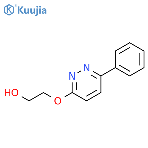 Ethanol, 2-[(6-phenyl-3-pyridazinyl)oxy]- structure