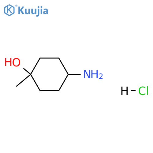 Cyclohexanol, 4-amino-1-methyl-, hydrochloride (1:1) structure