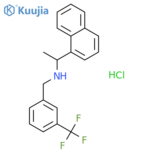 (aR)-a-Methyl-N-3-(trifluoromethyl)phenylmethyl-1-naphthalenemethanamine Hydrochloride structure