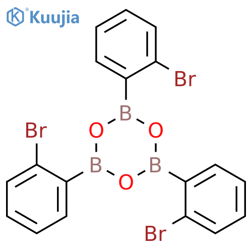 Boroxin, 2,4,6-tris(2-bromophenyl)- structure