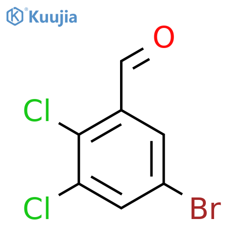 5-Bromo-2,3-dichlorobenzaldehyde structure