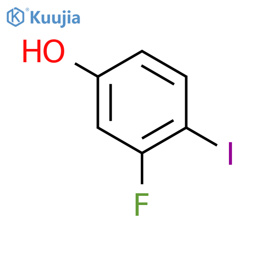 3-Fluoro-4-iodophenol structure