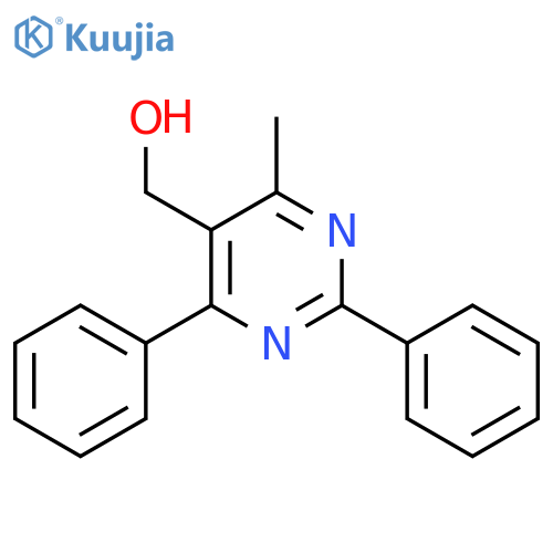 5-PYRIMIDINEMETHANOL, 4-METHYL-2,6-DIPHENYL- structure