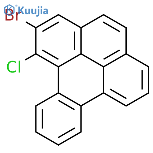 Benzopyrene, bromochloro- structure