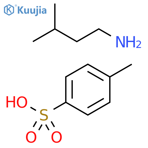 1-Butanamine, 3-methyl-, 4-methylbenzenesulfonate structure