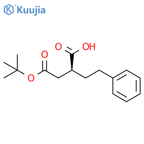 (S)-4-tert-Butoxy-4-oxo-2-phenethylbutanoic acid structure