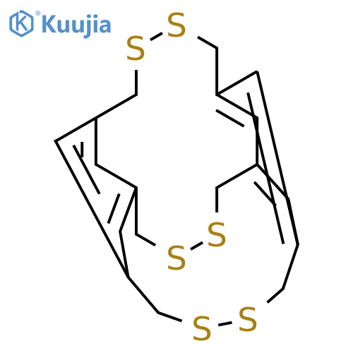 5,6,14,15,20,21-Hexathiatetracyclo[8.8.4.13,17.18,12]tetracosa-1,3(23),8,10,12(24),17-hexaene structure