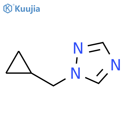 1-(cyclopropylmethyl)-1H-1,2,4-triazole structure
