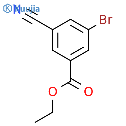 Ethyl 3-bromo-5-cyanobenzoate structure
