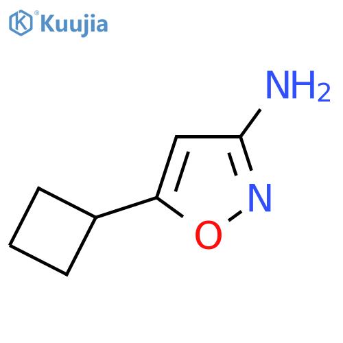 5-cyclobutyl-1,2-oxazol-3-amine structure