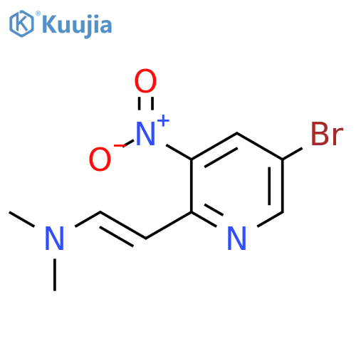 (E)-5-Bromo-3-nitropyridinyl-2-N,N-dimethylethenamine structure