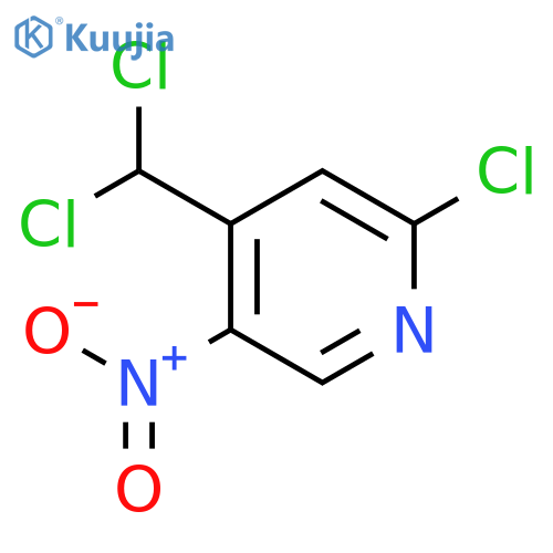 Pyridine, 2-chloro-4-(dichloromethyl)-5-nitro- structure
