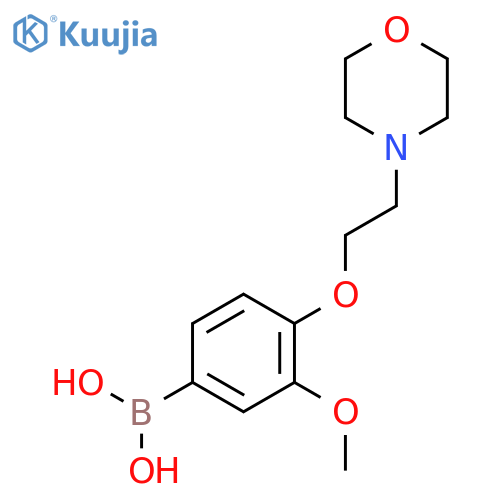 [3-methoxy-4-(2-morpholinoethoxy)phenyl]boronic Acid structure