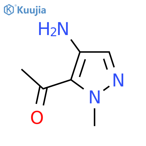 1-(4-Amino-1-methyl-1H-pyrazol-5-yl)ethanone structure
