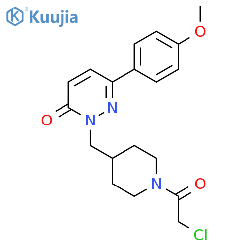 2-((1-(2-Chloroacetyl)piperidin-4-yl)methyl)-6-(4-methoxyphenyl)pyridazin-3(2H)-one structure