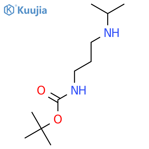 tert-butyl N-{3-[(propan-2-yl)amino]propyl}carbamate structure