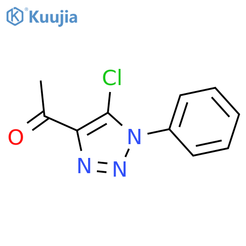 1-(5-Chloro-1-phenyl-1H-1,2,3-triazol-4-yl)ethanone structure