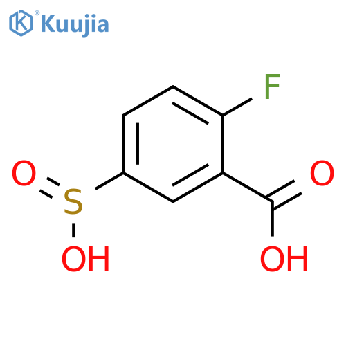 2-Fluoro-5-sulfino-benzoic Acid structure