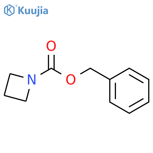 1-Azetidinecarboxylic acid, phenylmethyl ester structure
