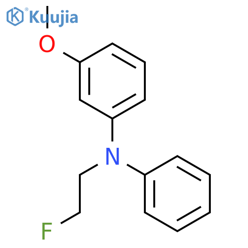 Benzenamine, N-(2-fluoroethyl)-3-methoxy-N-phenyl- structure