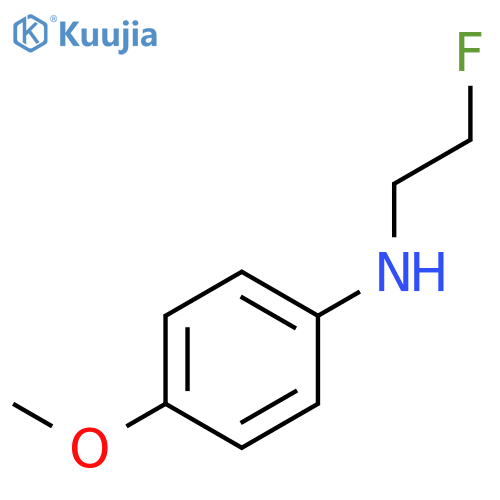 Benzenamine, N-(2-fluoroethyl)-4-methoxy- structure