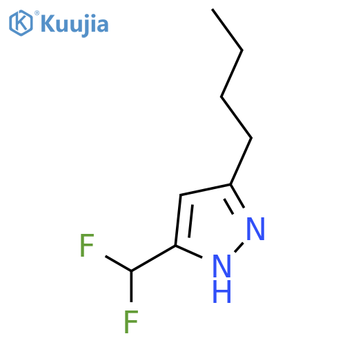 3-butyl-5-(difluoromethyl)-1H-Pyrazole structure