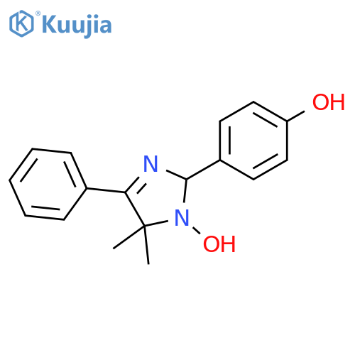 Phenol,4-(2,5-dihydro-1-hydroxy-5,5-dimethyl-4-phenyl-1H-imidazol-2-yl)- structure