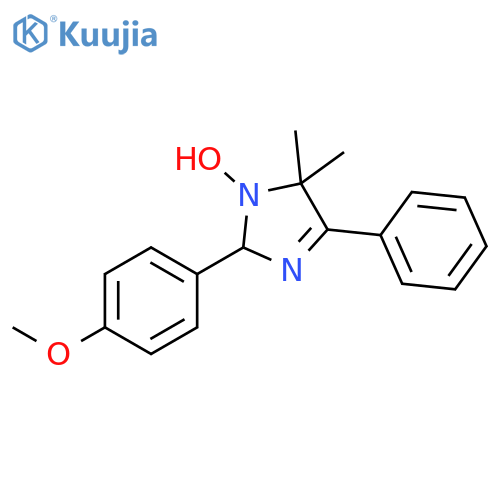 1H-Imidazole,2,5-dihydro-1-hydroxy-2-(4-methoxyphenyl)-5,5-dimethyl-4-phenyl- structure