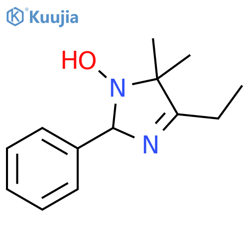 1H-Imidazole, 4-ethyl-2,5-dihydro-1-hydroxy-5,5-dimethyl-2-phenyl- structure