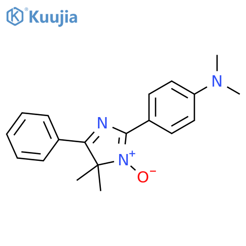 Benzenamine,4-(4,4-dimethyl-3-oxido-5-phenyl-4H-imidazol-2-yl)-N,N-dimethyl- structure