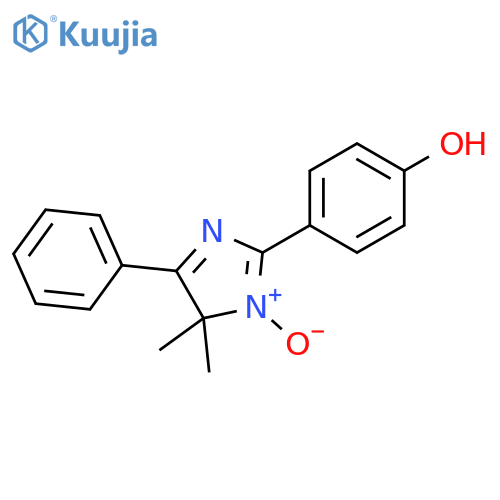 Phenol, 4-(4,4-dimethyl-3-oxido-5-phenyl-4H-imidazol-2-yl)- structure
