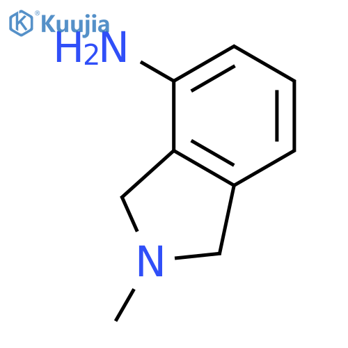 2-methyl-2,3-dihydro-1H-isoindol-4-amine structure