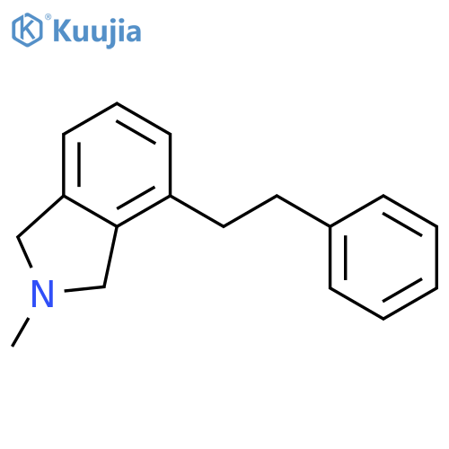 1H-Isoindole, 2,3-dihydro-2-methyl-4-(2-phenylethyl)- structure