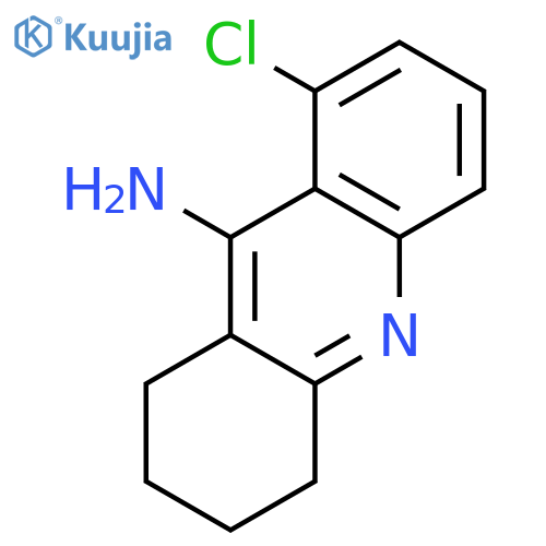 8-chloro-1,2,3,4-tetrahydroacridin-9-amine structure