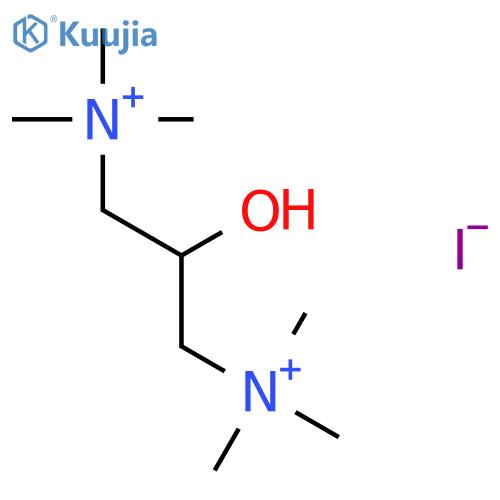 2-Hydroxy-N,N,N,N',N',N'-hexamethyl-1,3-propanediaminiumdiiodide structure