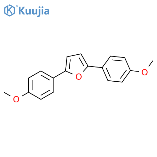 Furan, 2,5-bis(4-methoxyphenyl)- structure